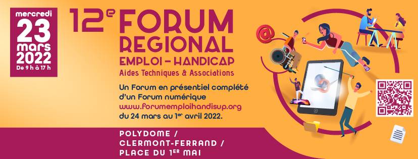 12ème Forum Régional Emploi- Handicap –  23 mars prochain : demandez votre stand !!