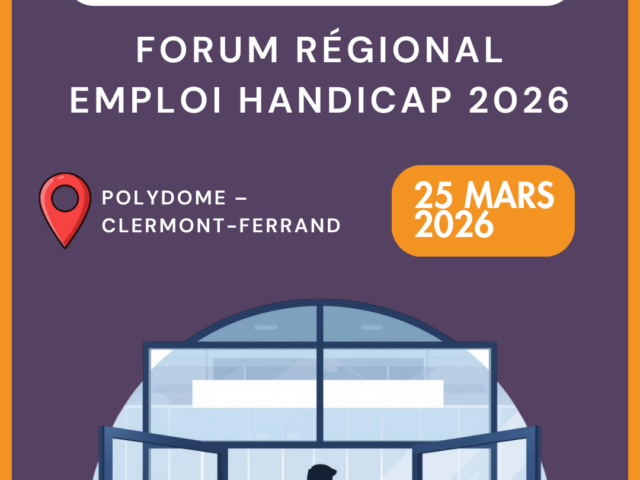 Derniers stands disponibles pour le Forum Régional Emploi Handicap 2026.
